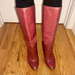 Vero Cuoio Knee High Leather Boots